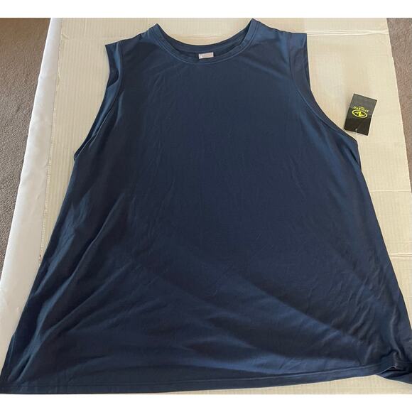 Athletic Works XXXL NEW Unisex Blue Muscle Tank Shirt - Picture 12 of 12